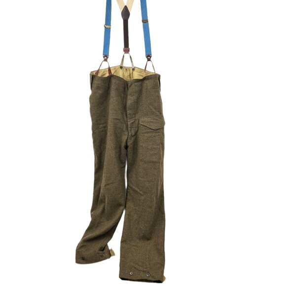 Vintage Miller & Gabbe LTD Battledress Wool Trouser Pants - Picture 4 of 7